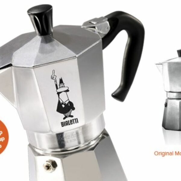 Bialetti Moka Express 2 Tassen, 4 Tassen, 6 Tassen