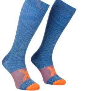 Ortovox Tour Compression LONG Socks 42-44 blau