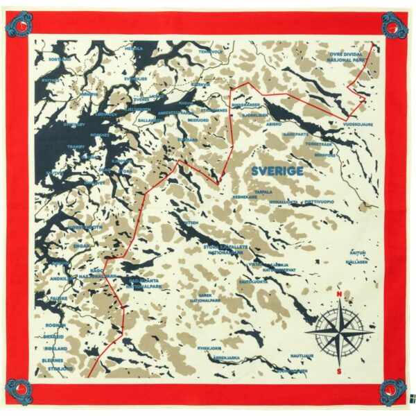 Fjällräven Swedish Classic Map Scarf