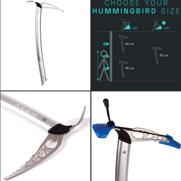 Hummingbird Ice Axe Blue Ice 100116